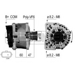 Генератор BOSCH 0 124 525 081 BOSCH