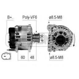 Генератор VALEO 609874A VALEO