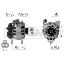 Генератор MITSUBISHI MD257744 MITSUBISHI