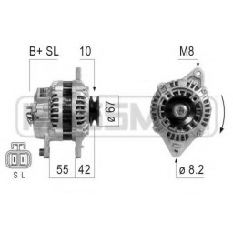 Генератор MANDO AB175052 MANDO