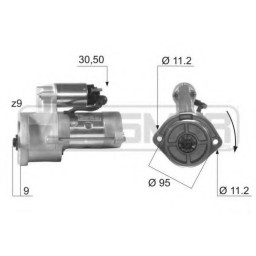 Стартер HITACHI S13107A HITACHI