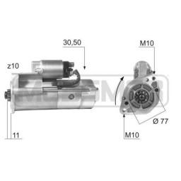 Стартер MITSUBISHI M008T75073A MITSUBISHI