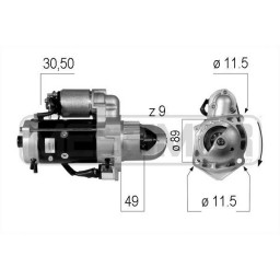 Стартер MERCEDESBENZ 0041518401 MERCEDESBENZ