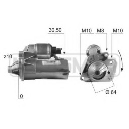 Стартер MITSUBISHI M000T21471 MITSUBISHI