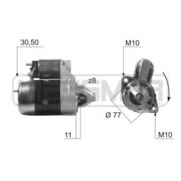 Стартер MITSUBISHI M3T44081 MITSUBISHI