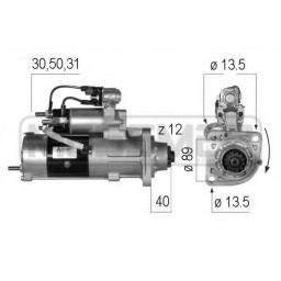 Стартер MITSUBISHI M009T60671 MITSUBISHI