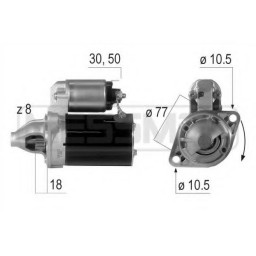 Стартер MITSUBISHI MM115517 MITSUBISHI