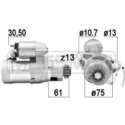 Стартер HITACHI S114844 HITACHI