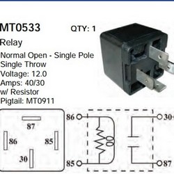 Реле кондиціонера VOLKSWAGEN 171-919-505A VOLKSWAGEN