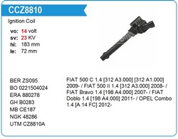 Котушка запалювання KRAUF CCZ8810 KRAUF