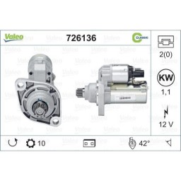 Стартер Valeo 726136