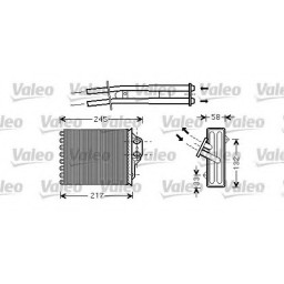 Радіатор обігрівача NISSENS 71453 NISSENS