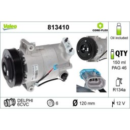 Компресор кондиціонера Valeo 813410