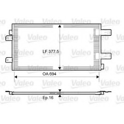 Радіатор кондиціонера DENSO DCN23029 DENSO