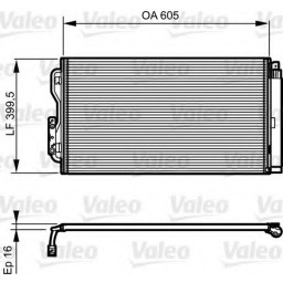 Радіатор кондиціонера BMW 64539218123 BMW