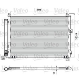 Радіатор кондиціонера Valeo 814403