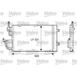 Радіатор кондиціонера Valeo 818168