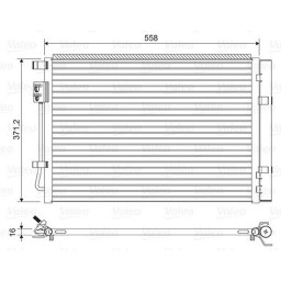 Радіатор кондиціонера Valeo 822597