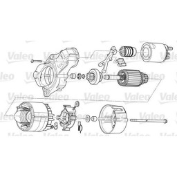 Стартер Valeo D7E32