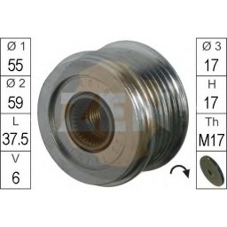 Шків генератора інерційний Zen ZN5511