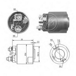 Втягуюче реле стартера Zm ZM2491