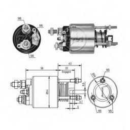 Втягуюче реле стартера FIAT 9946906 FIAT