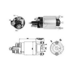 Втягуюче реле стартера Zm ZM3708