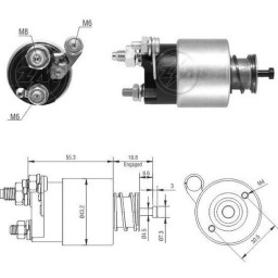 Втягуюче реле стартера FORD E3B511000AA FORD