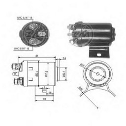 Втягуюче реле стартера ZM ZM502