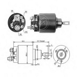 Втягуюче реле стартера Zm ZM571