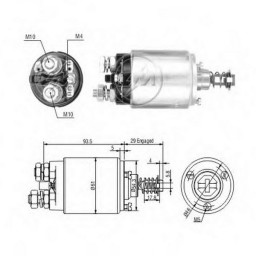 Втягуюче реле стартера Zm ZM740