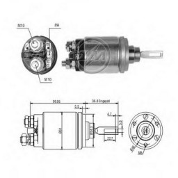 Втягуюче реле стартера Zm ZM742