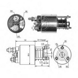 Втягуюче реле стартера Zm ZM9595