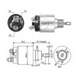 Втягуюче реле стартера BOSCH F000SH0137 BOSCH