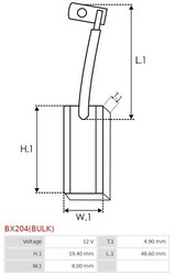 Щітки генератора AS BX204 AS