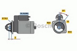 Стартер BOSCH 0001109397