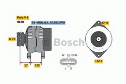 Генератор RENAULT 74 20 862 899 RENAULT