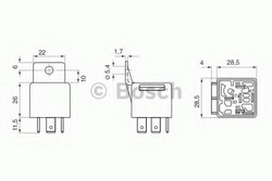 Реле DAIMLER A 004 545 64 05 DAIMLER