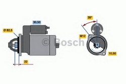 Стартер BOSCH 0 986 021 933 BOSCH