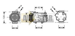 Компресор кондиціонера CARGO 240076