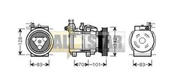 Компресор кондиціонера DELPHI TSP0155220 DELPHI