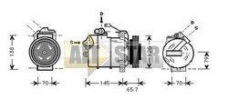 Компресор кондиціонера VOLKSWAGEN 8D0260808 VOLKSWAGEN