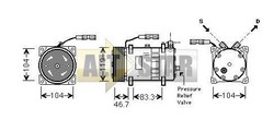 Компресор кондиціонера SANDEN SD7H154762 SANDEN