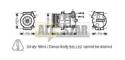 Компресор кондиціонера OPEL 55701200 OPEL