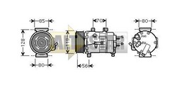 Компресор кондиціонера CITROEN 9659875980 CITROEN