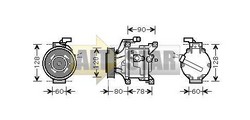 Компресор кондиціонера LUCAS ACP957 LUCAS