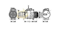 Компресор кондиціонера DENSO 2483001930 DENSO