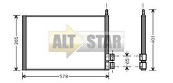 Радіатор кондиціонера FORD 1254203 FORD