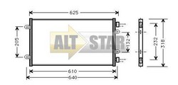 Радіатор кондиціонера FIAT 46524503 FIAT