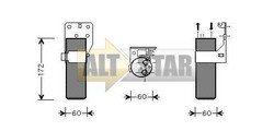 Осушувач кондиціонера RENAULT 8200112833 RENAULT